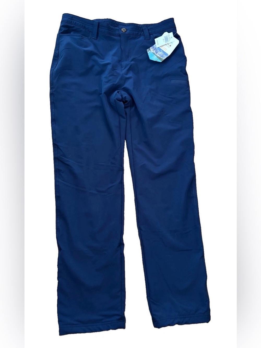 Mountain & Isles Women’s Fleece Lined Chino Style Pants - Navy - Size 8